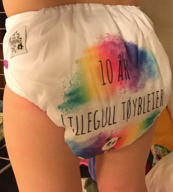 Tøybleie Lomme One Size ?Lillegull Tøybleier 10 år