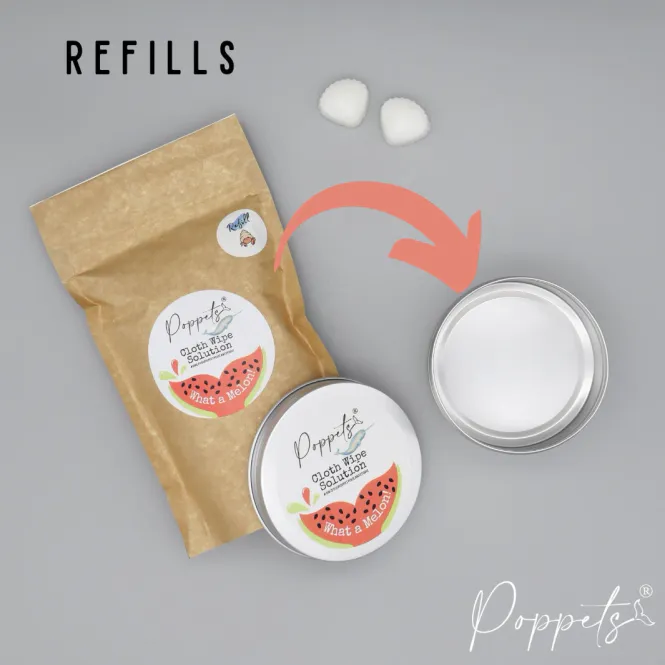 Hovedbilde Poppets kluteoppløsning REFILL (lag selv) What a ...
