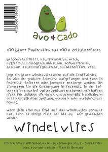 Hovedbilde Avo&Cado fleecepapir - engangsinnlegg