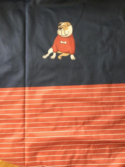 Hovedbilde Polyester pul bleiebit panel HUND RØD