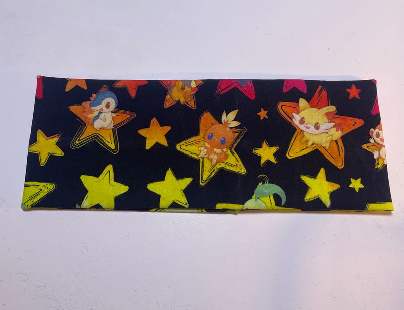 Pannebånd str 4-9 år (52/54 cm)  P mørk stjerner