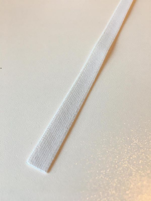 Elastikk ( 10 mm bredde ) metervare 