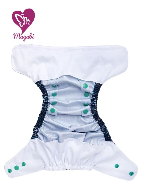 Magabi One size bleietrekk/alt i 2 rosa med mint