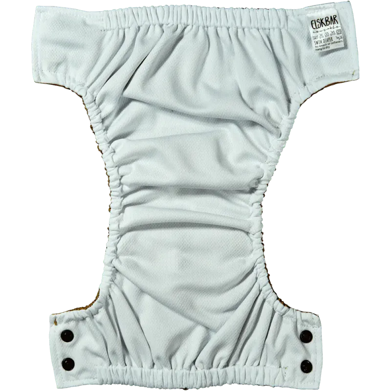 Elskbar vaskbar one size badebleie Twigs