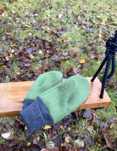 Hovedbilde Votter 100% ull str 1-3 &aring;r Farge Gr&oslash;nn