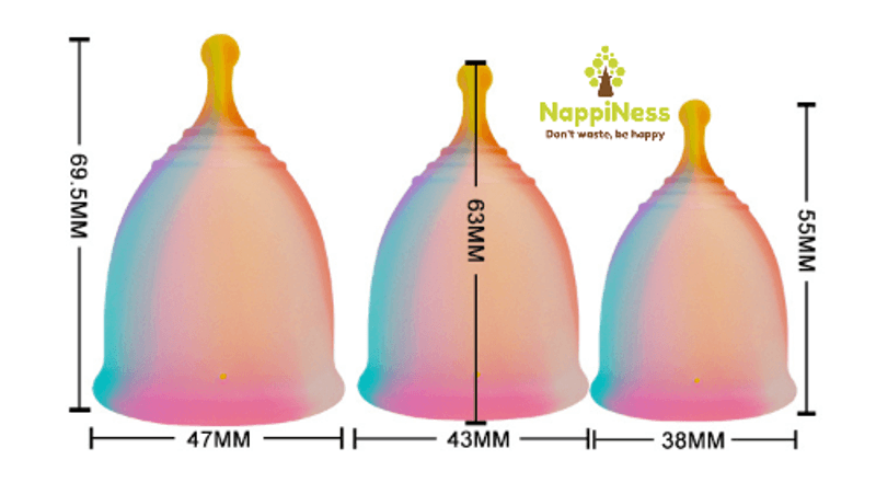 NaPiness Menstrual Cup EXTRA SMALL (Ikke født og alder før 30 år